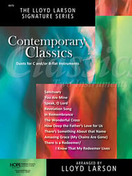 Contemporary Classics C and/or B-flat Instrument Duets BK/CDR cover Thumbnail